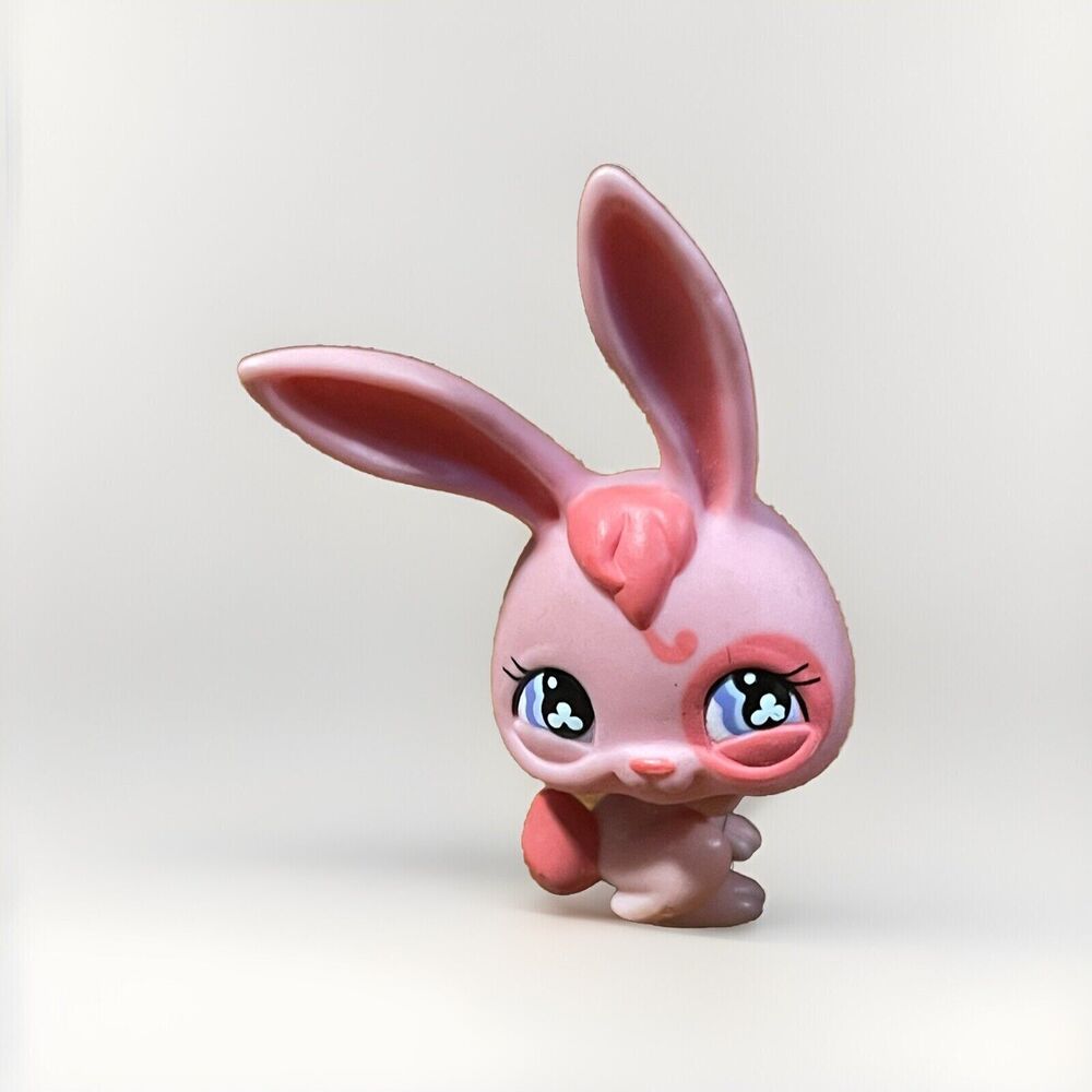 Littlest Pet Shop Pink Bunny Rabbit #500 LPS Toy Figure